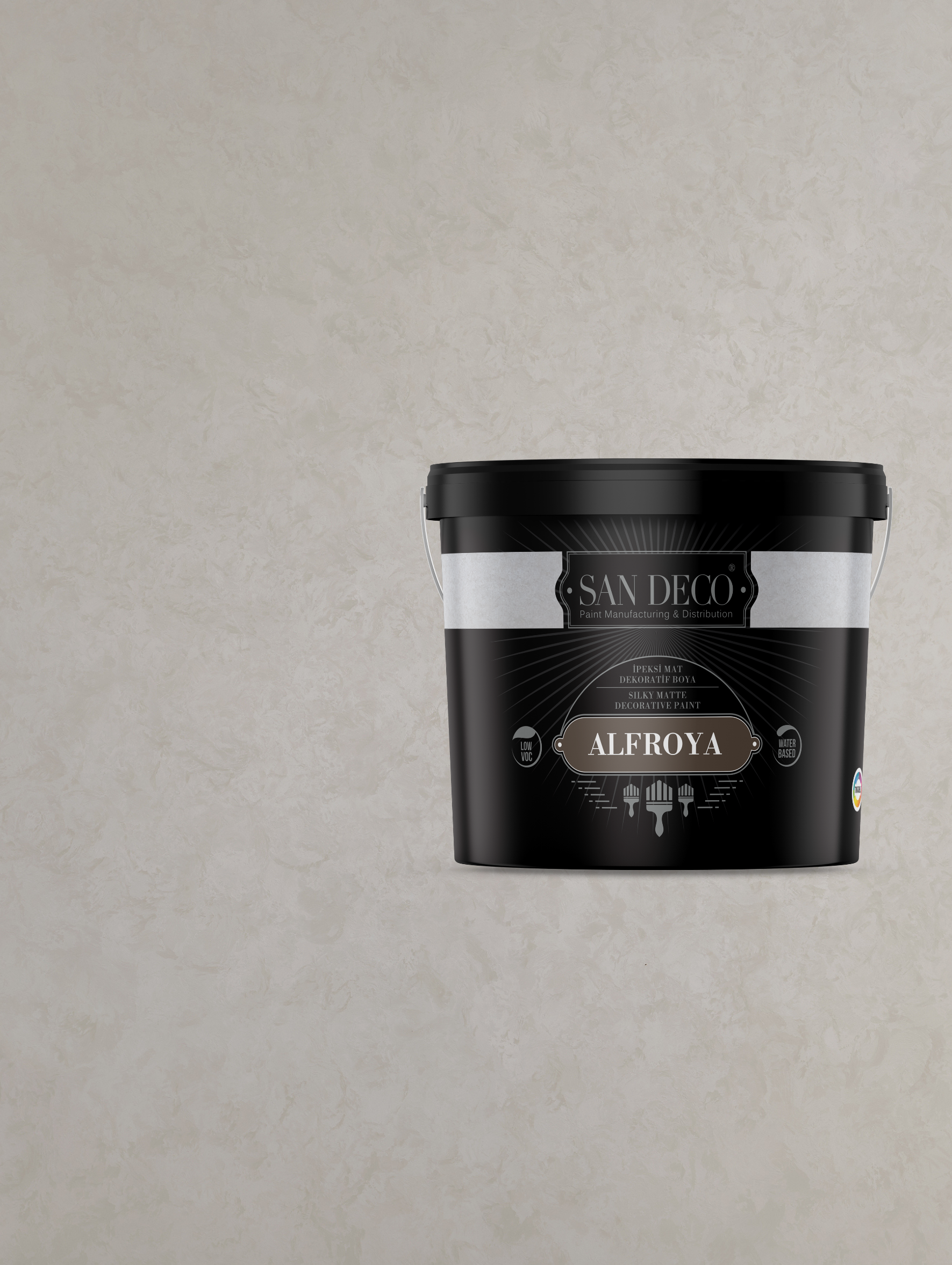 Alfroya 1L : Silky Matte Decorative Paint